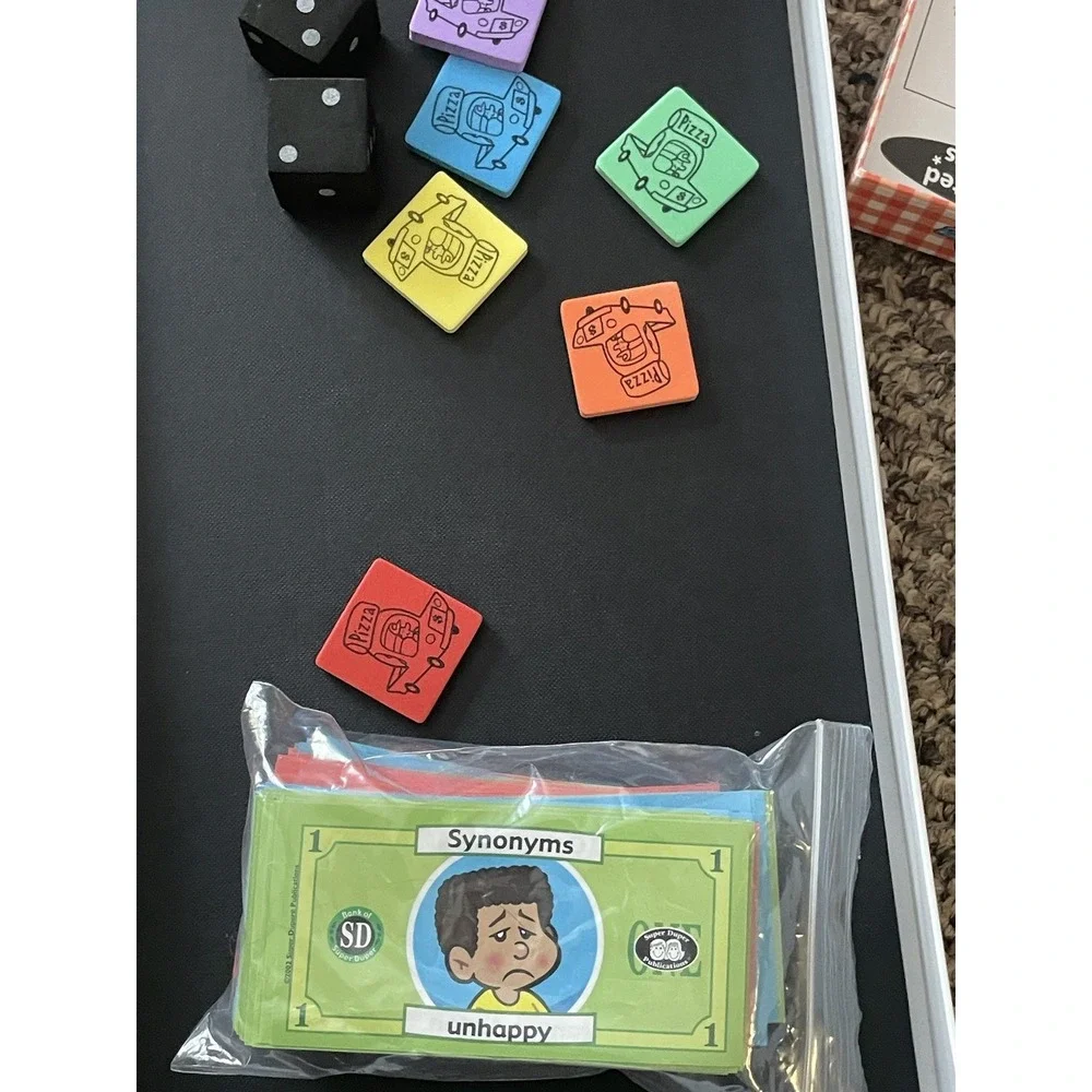 Go for The Dough Vocabulary Word Meaning Board  Educational Game Homeschool Fun
